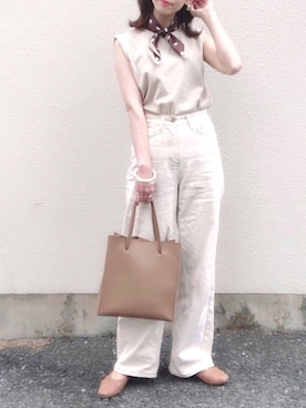 「DHOLIC（ディーホリック）のアイテム（財布/小物）」を使った、kaoruさん（レディース・158cm）の春コーディネート