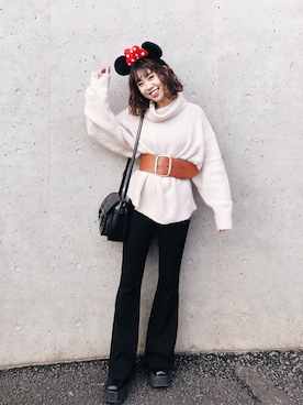 「FIG&VIPER（フィグアンドバイパー）のアイテム（ブーツ）」を使った、mihoyokotaさん（レディース・156cm）の秋コーディネート