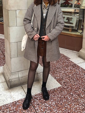 「PULL&BEAR（プルアンドベア）のアイテム（ダウンジャケット/コート）」を使った、♪♫ ✎ Katie 嵐 ☻ ♬❀さん（レディース・169cm）の春コーディネート