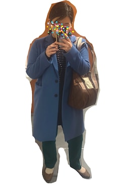「出勤コーデ」｜「アイテム（バレエシューズ）」を使った、mochikoさん（レディース・158cm）の冬コーディネート