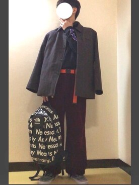 「A.P.C.（アーペーセー）のアイテム（ブルゾン）」を使った、Kentさん（メンズ・173cm）の冬コーディネート