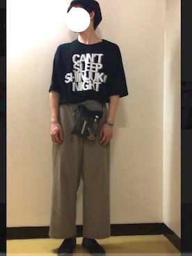 「アイテム（バングル/リストバンド）」を使った、Kentさん（メンズ・173cm・20代）の夏コーディネート