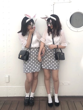 「お揃いコーデ」｜yuriさん（レディース・160cm）の春コーディネート