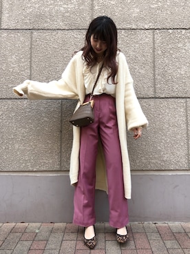 「SESTO（セスト）のアイテム（バレエシューズ）」を使った、yuriさん（レディース・160cm）の秋コーディネート