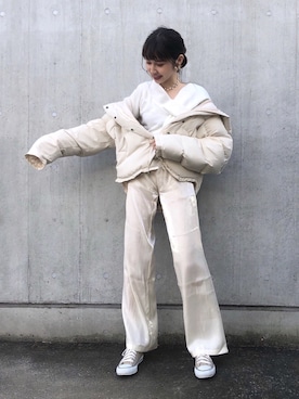 「archives（アルシーヴ）のアイテム（アクセサリー）」を使った、yuriさん（レディース・160cm）の冬コーディネート
