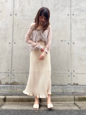 「tone（トーン）のアイテム」を使った、yuriさん（レディース・160cm）の春コーディネート