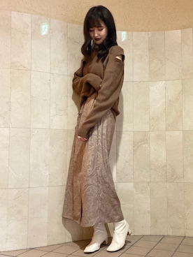 「OpenCLOSE（オープンクローズ）のアイテム」を使った、yuriさん（レディース・160cm）の冬コーディネート