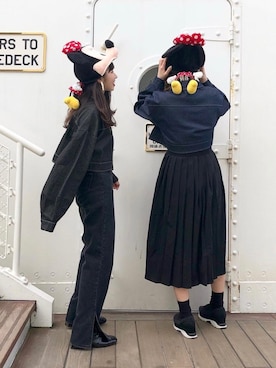 「amel（エイメル）のアイテム」を使った、yuriさん（レディース・160cm）の冬コーディネート