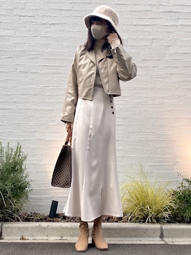 「アイテム（トレンチコート）」を使った、yuriさん（レディース・160cm・20代）の冬コーディネート