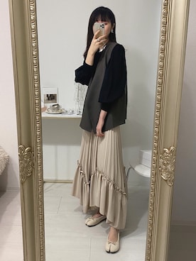 yuriさん（レディース・160cm）の春コーディネート