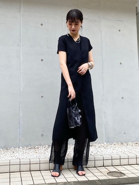 「mame（マメ）のアイテム（バッグ）」を使った、yuriさん（レディース・160cm）の春コーディネート