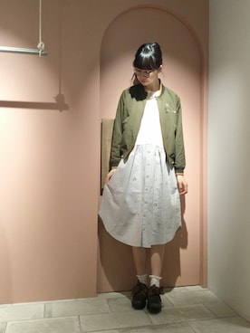 「RELAX」｜ぴのこさん（レディース・172cm）の春コーディネート