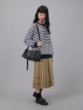 「Ne-net（ネネット）のアイテム」を使った、ぴのこさん（レディース・172cm）の冬コーディネート