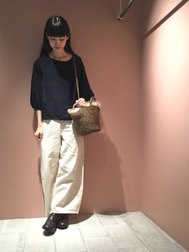 「Wrangler」｜「アイテム（その他シューズ）」を使った、ぴのこさん（レディース・172cm）の夏コーディネート