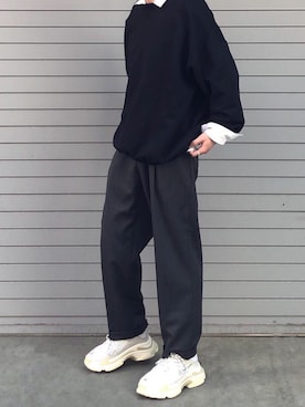 「triple s」｜Tanaka Ikkoさん（メンズ・186cm）の春コーディネート
