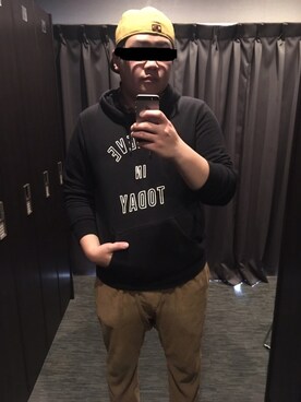 「A（エィス）のアイテム（パンツ）」を使った、トシさん（メンズ・170cm）の秋コーディネート