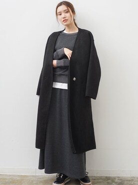 「福袋コーデ」｜「アイテム（ジャケット/アウター）」を使った、Saoriさん（レディース・158cm）の秋コーディネート
