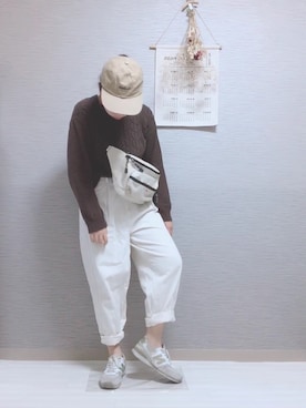 「シロップ．（シロップ．）のアイテム」を使った、koya.さん（レディース・159cm）の秋コーディネート
