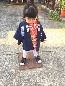 「祭り」｜「アイテム（その他）」を使った、M.Yさん（キッズ・90cm）の春コーディネート