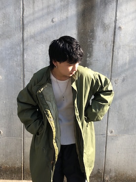 「アイラブCONVERSE」｜MORIKOUさん（メンズ・168cm）の冬コーディネート