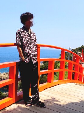 「Java（ジャバ）のアイテム」を使った、たかなさん（メンズ・165cm）の夏コーディネート