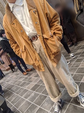 「used mix」｜「アイテム（ジャケット/アウター）」を使った、こーすけさん（メンズ・155cm）の冬コーディネート