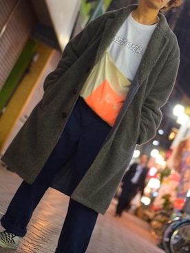 「CONVERSE（コンバース）のアイテム（レッグウェア）」を使った、RRRさん（メンズ・168cm）の秋コーディネート