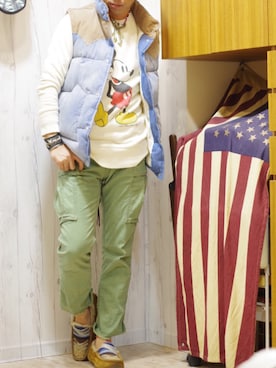 「Ron Herman（ロン ハーマン）のアイテム」を使った、mar-☆さん（メンズ・170cm）の秋コーディネート