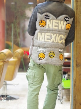 「アイテム（ダウンベスト）」を使った、mar-☆さん（メンズ・170cm）の秋コーディネート