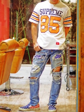 「Ron Herman（ロン ハーマン）のアイテム」を使った、mar-☆さん（メンズ・170cm）の秋コーディネート