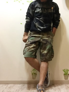 「HTC（エイチティーシー）のアイテム」を使った、mar-☆さん（メンズ・170cm）の夏コーディネート