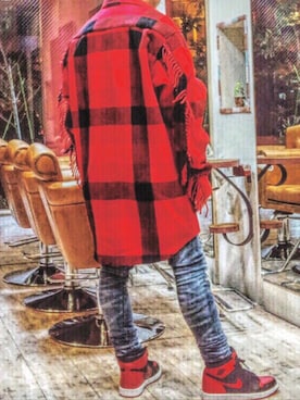 「VETEMENTS（ヴェトモン）のアイテム」を使った、mar-☆さん（メンズ・171cm）の冬コーディネート