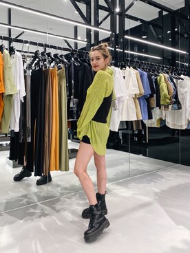 ボーイズエアリーシャツを使った人気ファッションコーディネート Wear