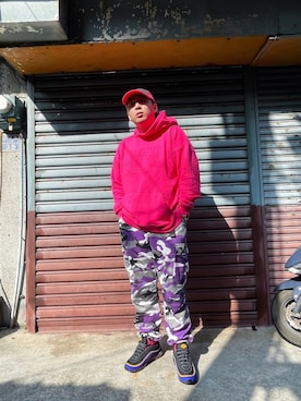 「ROTHCO（ロスコ）のアイテム（チノパンツ）」を使った、OOTD Dwightさん（メンズ・176cm）の春コーディネート