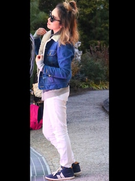 「MACBETH（マクベス）のアイテム」を使った、h2-hitomiさん（レディース・164cm）の冬コーディネート