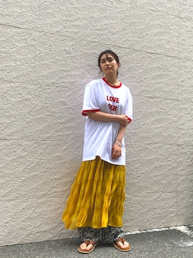 「CHRYSTIE NYC（クリスティーニューヨーク）のアイテム」を使った、おぎむさん（レディース・158cm）の春コーディネート