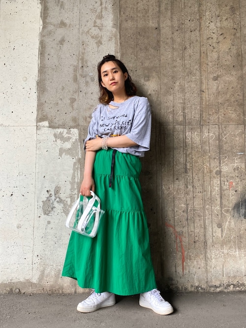 22新商品 グラミチ レオパード プールナイロンティアードスカート 別注 チャオパニック スカート Www Toddlawfirm Com