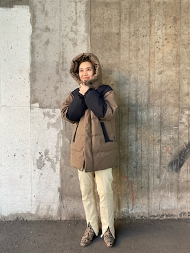 「GERRY（ジェリー）のアイテム（その他アウター）」を使った、おぎむさん（レディース・158cm）の秋コーディネート