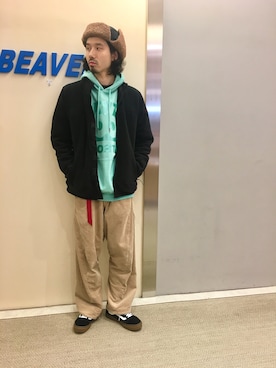 「BURLAP OUTFITTER」｜「アイテム（ブルゾン）」を使った、OGAWAさん（メンズ・175cm）の秋コーディネート