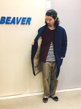 「MANASTASH（マナスタッシュ）のアイテム（ジャケット/アウター）」を使った、OGAWAさん（メンズ・175cm）の冬コーディネート