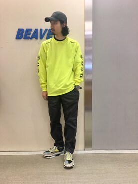 「AlexanderLeeChang（アレキサンダーリーチャン）のアイテム（トップス）」を使った、OGAWAさん（メンズ・175cm）の夏コーディネート