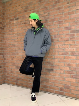「タイダイ」｜「アイテム（ブルゾン）」を使った、OGAWAさん（メンズ・175cm）の秋コーディネート