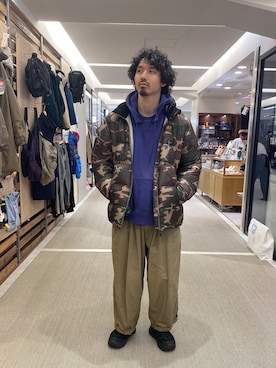 「is-ness（イズネス）のアイテム」を使った、OGAWAさん（メンズ・175cm）の秋コーディネート