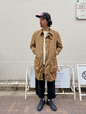 「サマーニット」｜「アイテム（ブルゾン）」を使った、OGAWAさん（メンズ・175cm）の春コーディネート