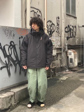 「is-ness（イズネス）のアイテム」を使った、OGAWAさん（メンズ・175cm）の秋コーディネート