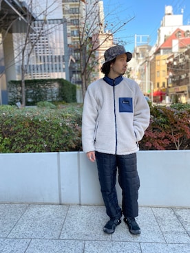 「COBRA CAPS（コブラキャップス）のアイテム（帽子）」を使った、OGAWAさん（メンズ・175cm）の秋コーディネート