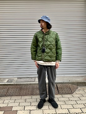 「MANASTASH（マナスタッシュ）のアイテム（キーケース/キーアクセサリー）」を使った、OGAWAさん（メンズ・175cm）の冬コーディネート