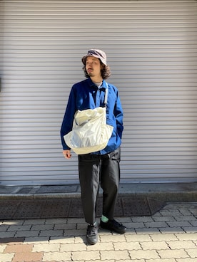 「COBRA CAPS（コブラキャップス）のアイテム」を使った、OGAWAさん（メンズ・175cm）の冬コーディネート