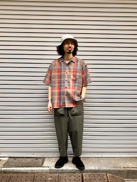 「COBRA CAPS（コブラキャップス）のアイテム」を使った、OGAWAさん（メンズ・175cm）の春コーディネート
