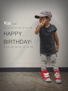 kanatoさん(キッズ・90cm)の夏コーディネート